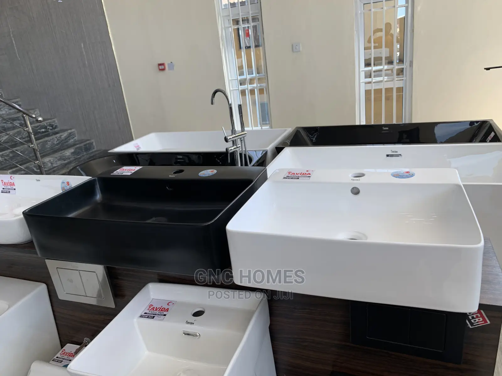 Black Countertop Basin