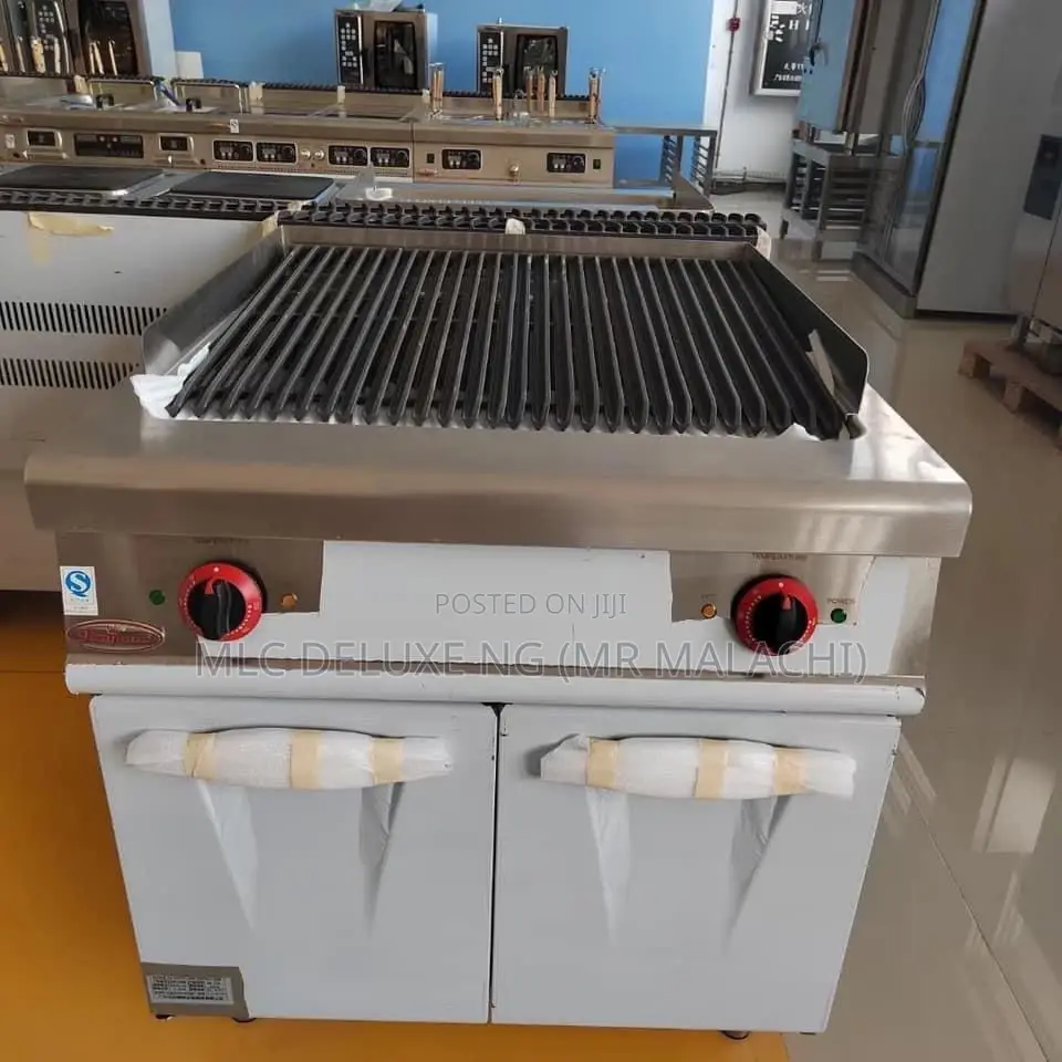 Stand Lava Rock Grill With Cabinet/Multipurpos Indoor Grill
