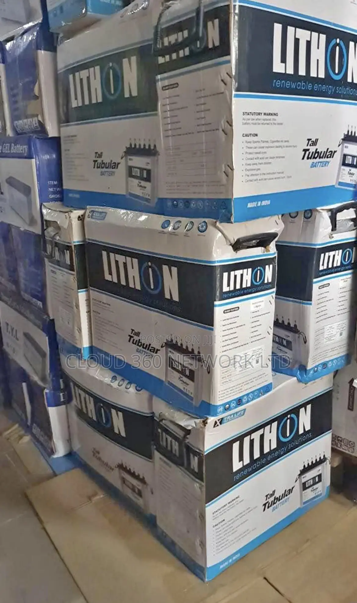 Lithium Tubular Battery 12v 220ahms