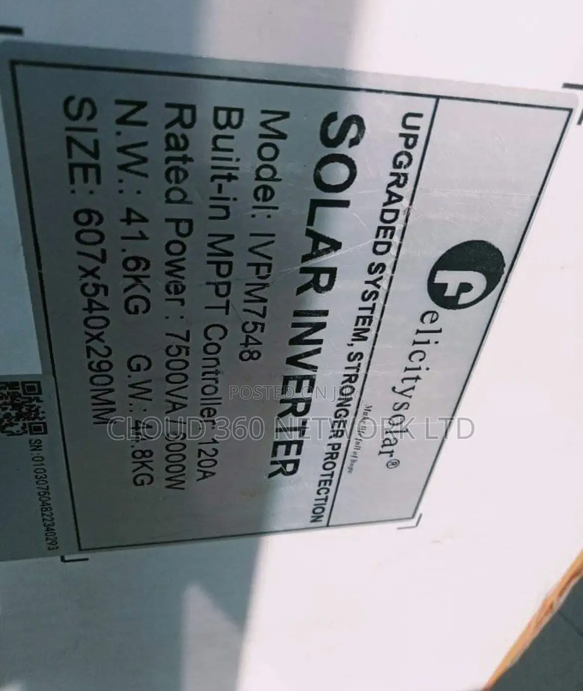 Felicity 7.5kva Hybrid Inverter