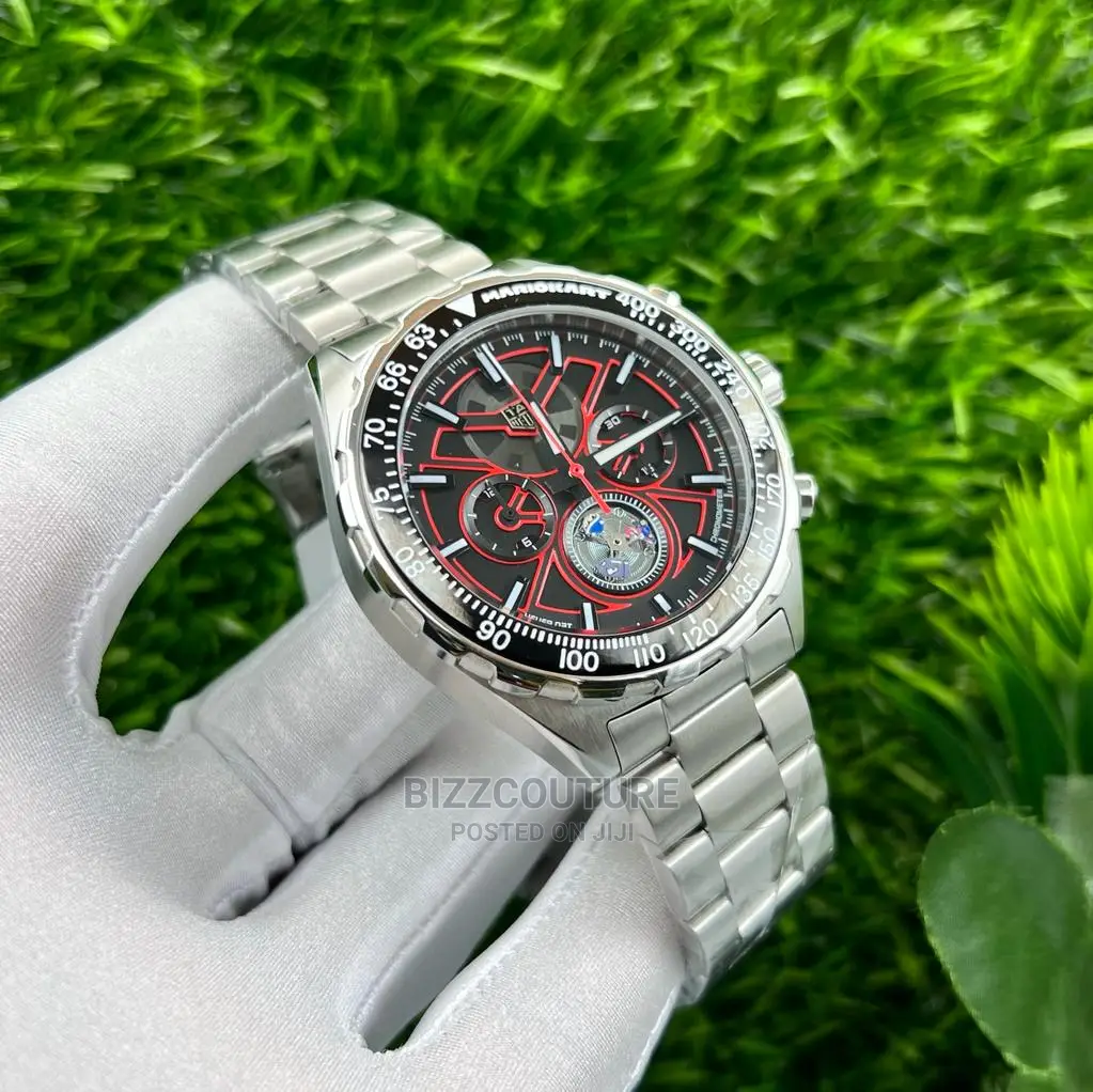 Original TAG HEUER Silver Steel Watch Available in Store