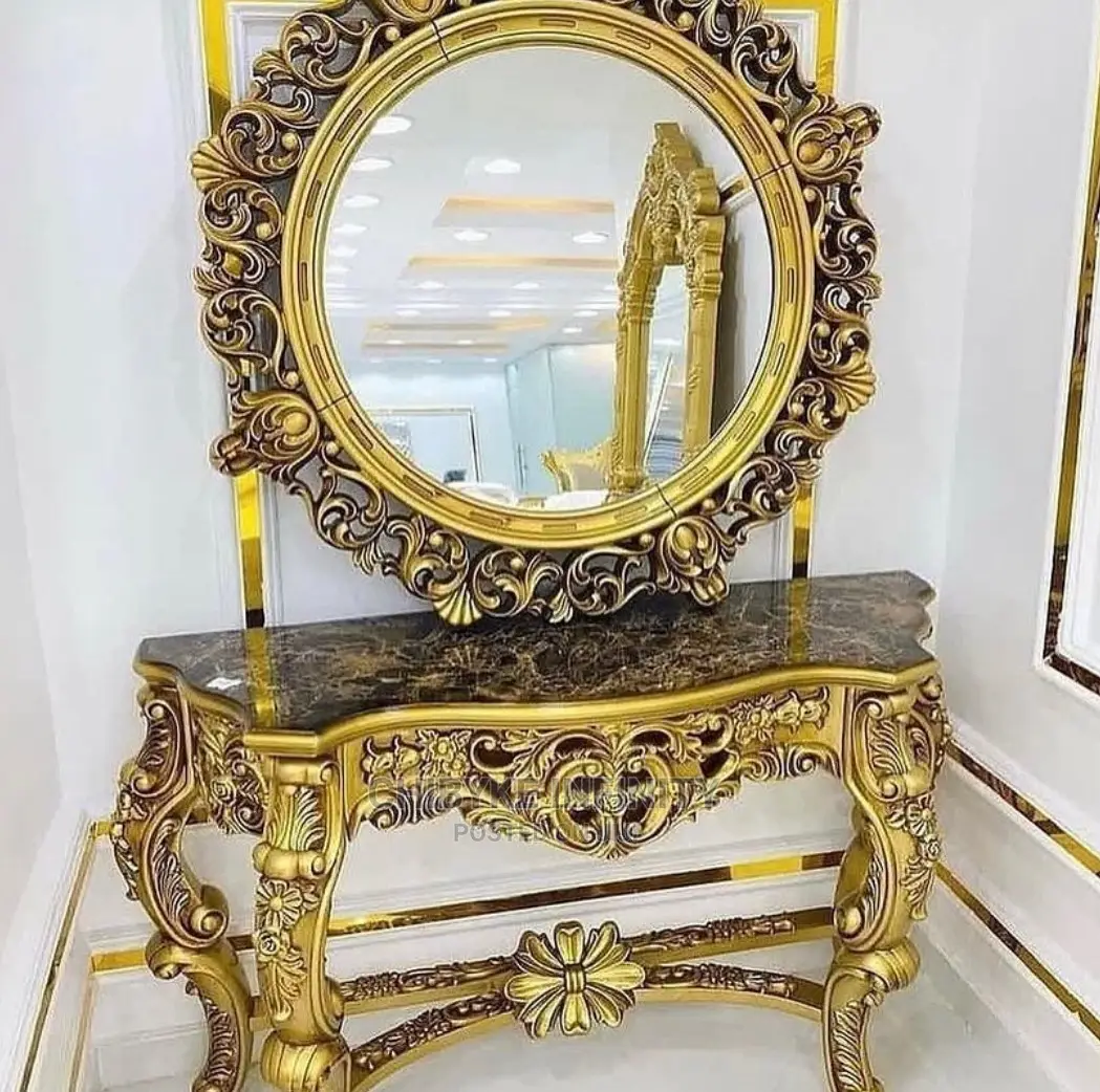Console Mirror and Table