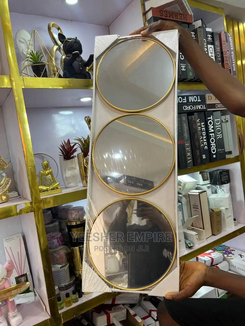 Luxury 3in1 Gold Mirrors