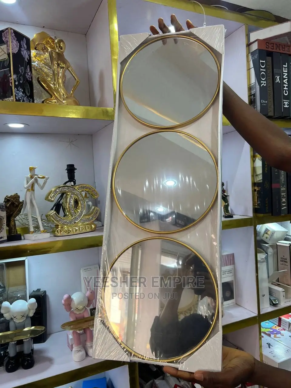 Luxury 3in1 Gold Mirrors