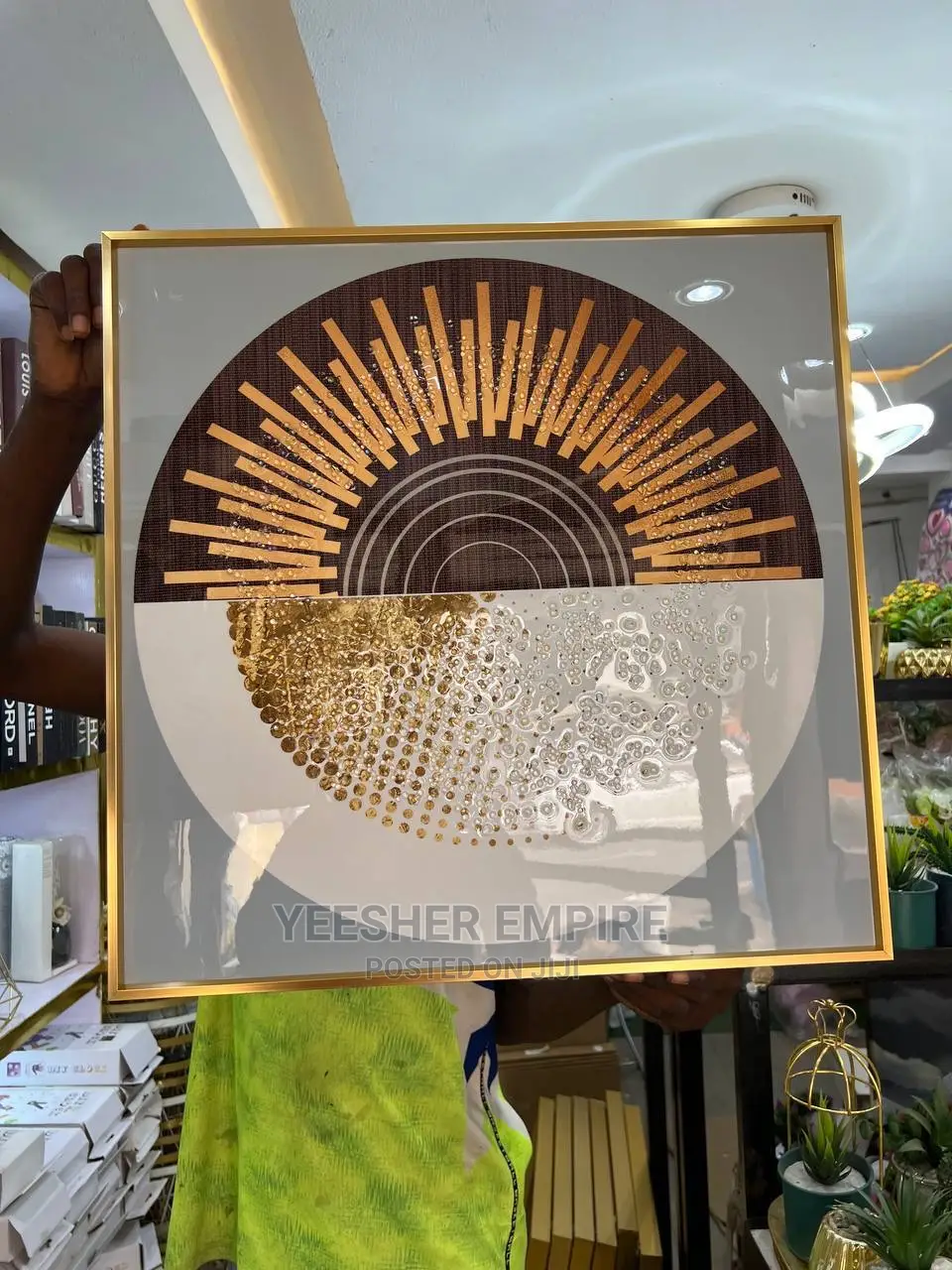 Luxury Crystal Wall Acrylic Painting
