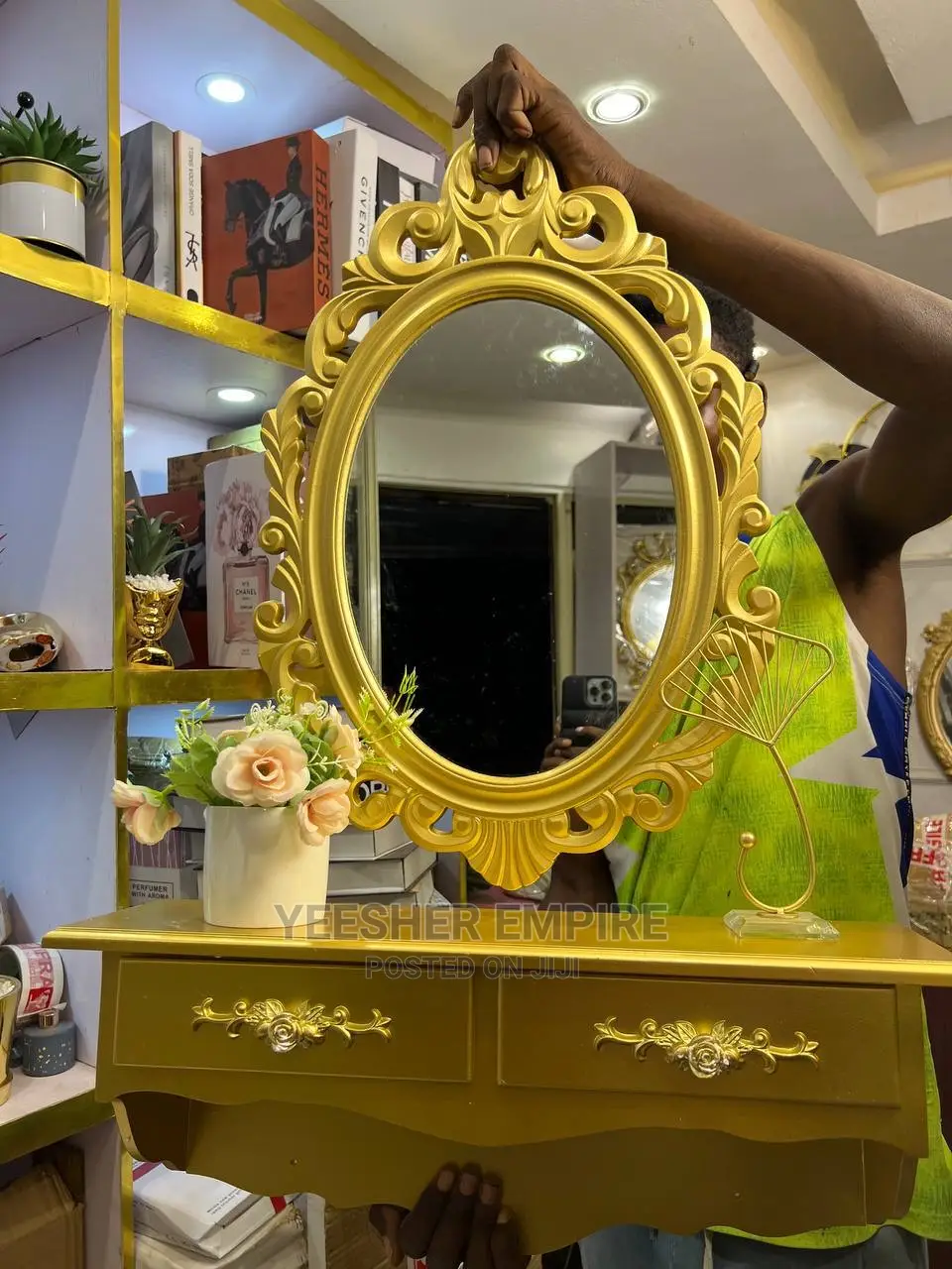 Mirror Wall Console Set