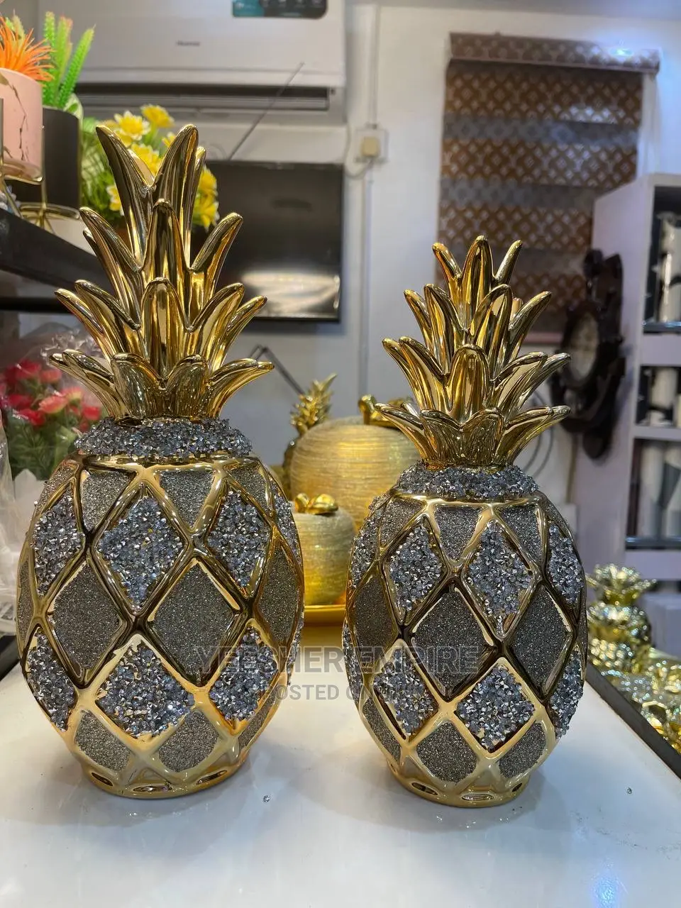 Luxury 2in1 Shiny Pineapple Ornaments