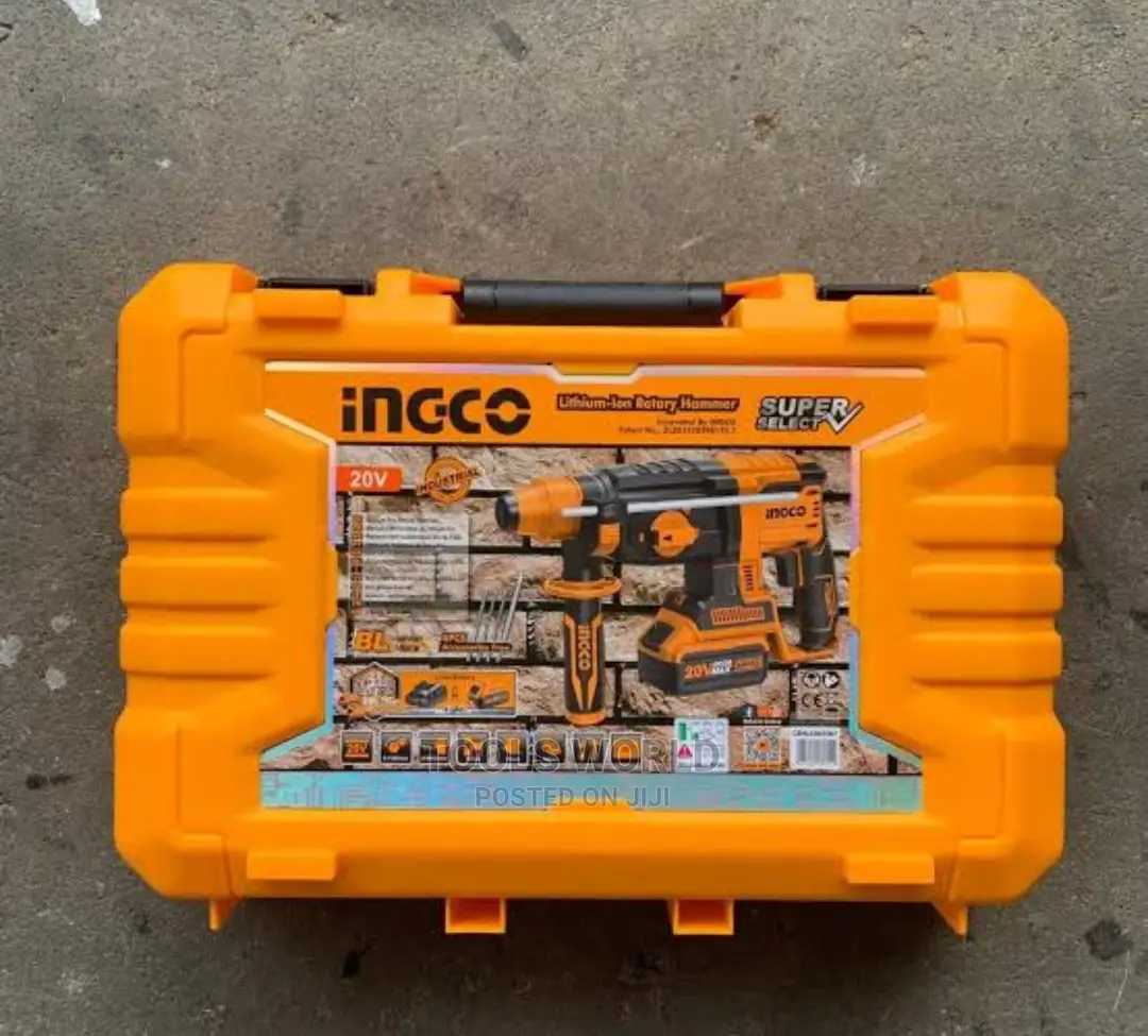 Rotary Hammer Drill Driver 20V With Battery and Charger
