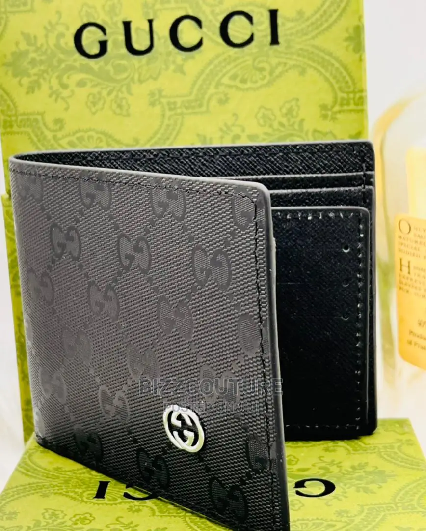 Original GUCCI Leather Wallet Available in Store