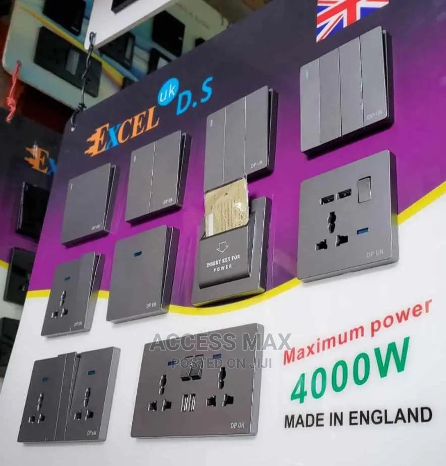 1.Gang 2 Gang 3 Gang Socket and Switche