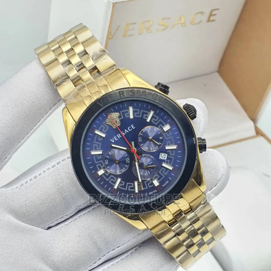Original VERSACE Gold Steel Chain Available Is Store