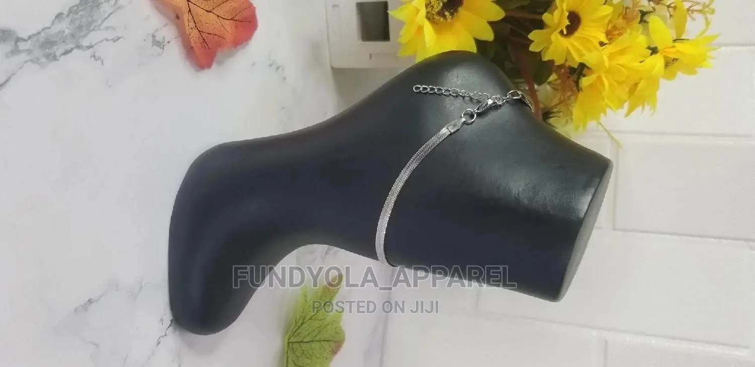 Sliver Pure Stainless Steel Leg Chain Anklet