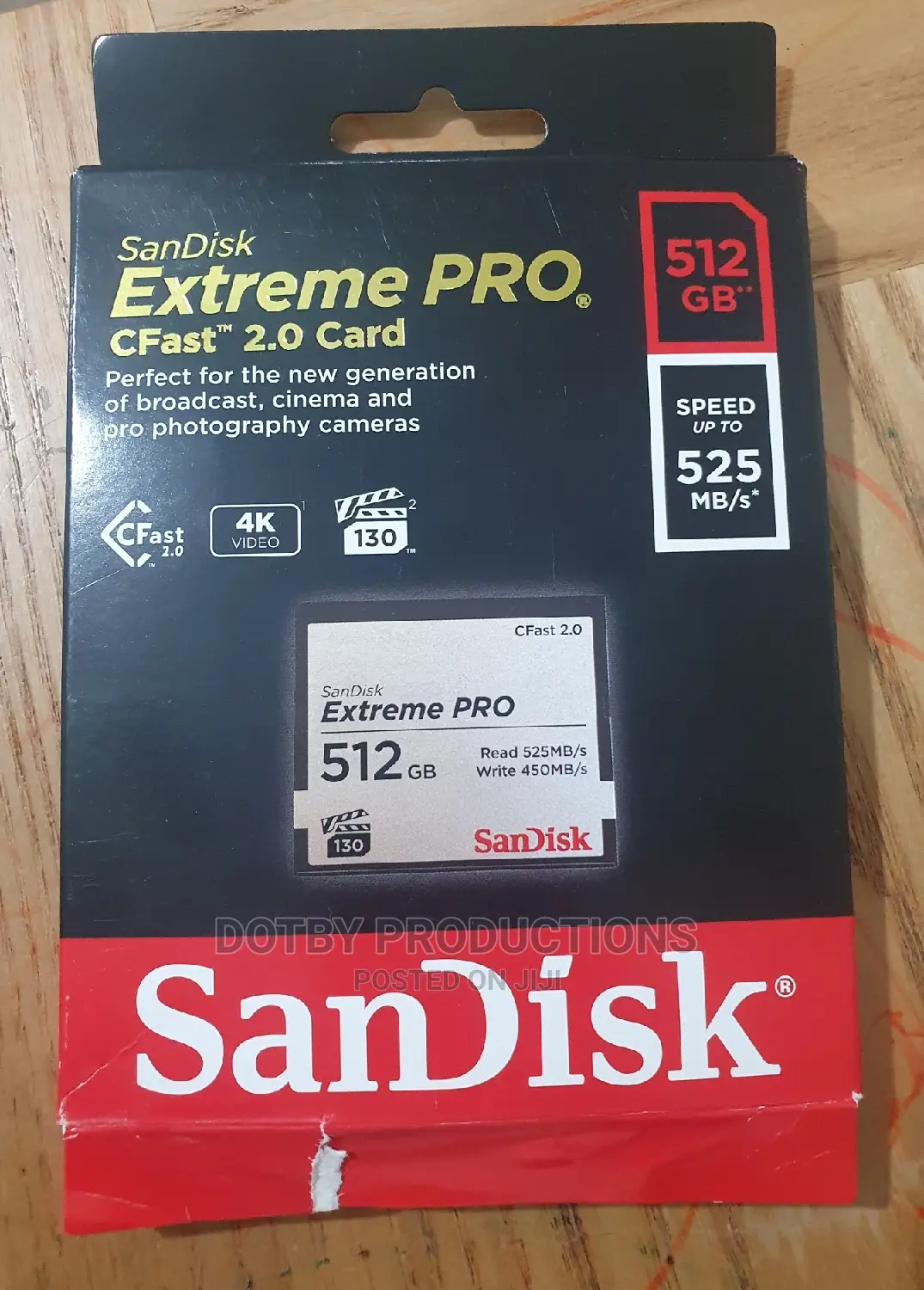 Sandisk Extreme Pro Cfast 2.0 Memory Card 512gb