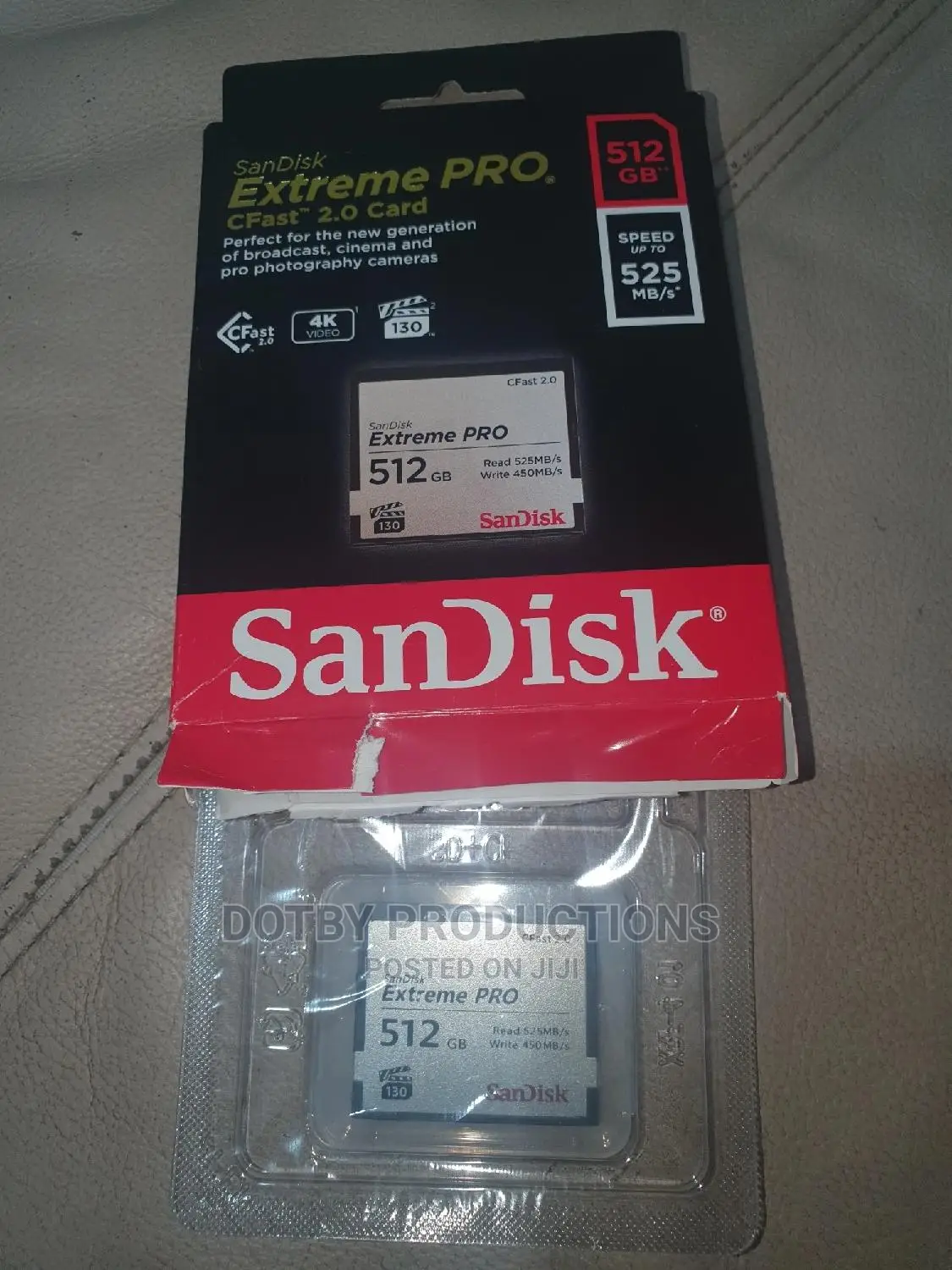 Sandisk Extreme Pro Cfast 2.0 Memory Card 512gb