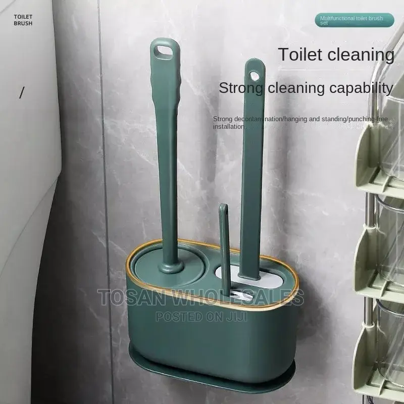 3 in 1 Toilet Silicone Brush