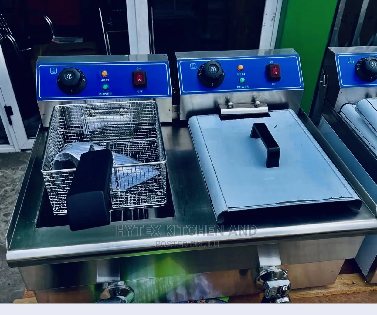 Electric Double Deep Fryer With Tap