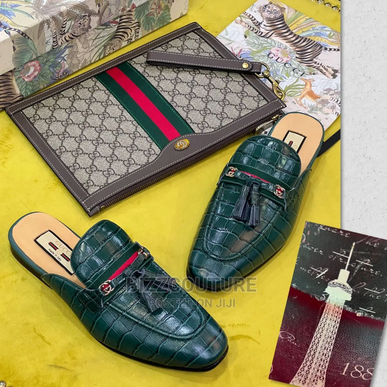 Original GUCCI Half Shoes Available in Store