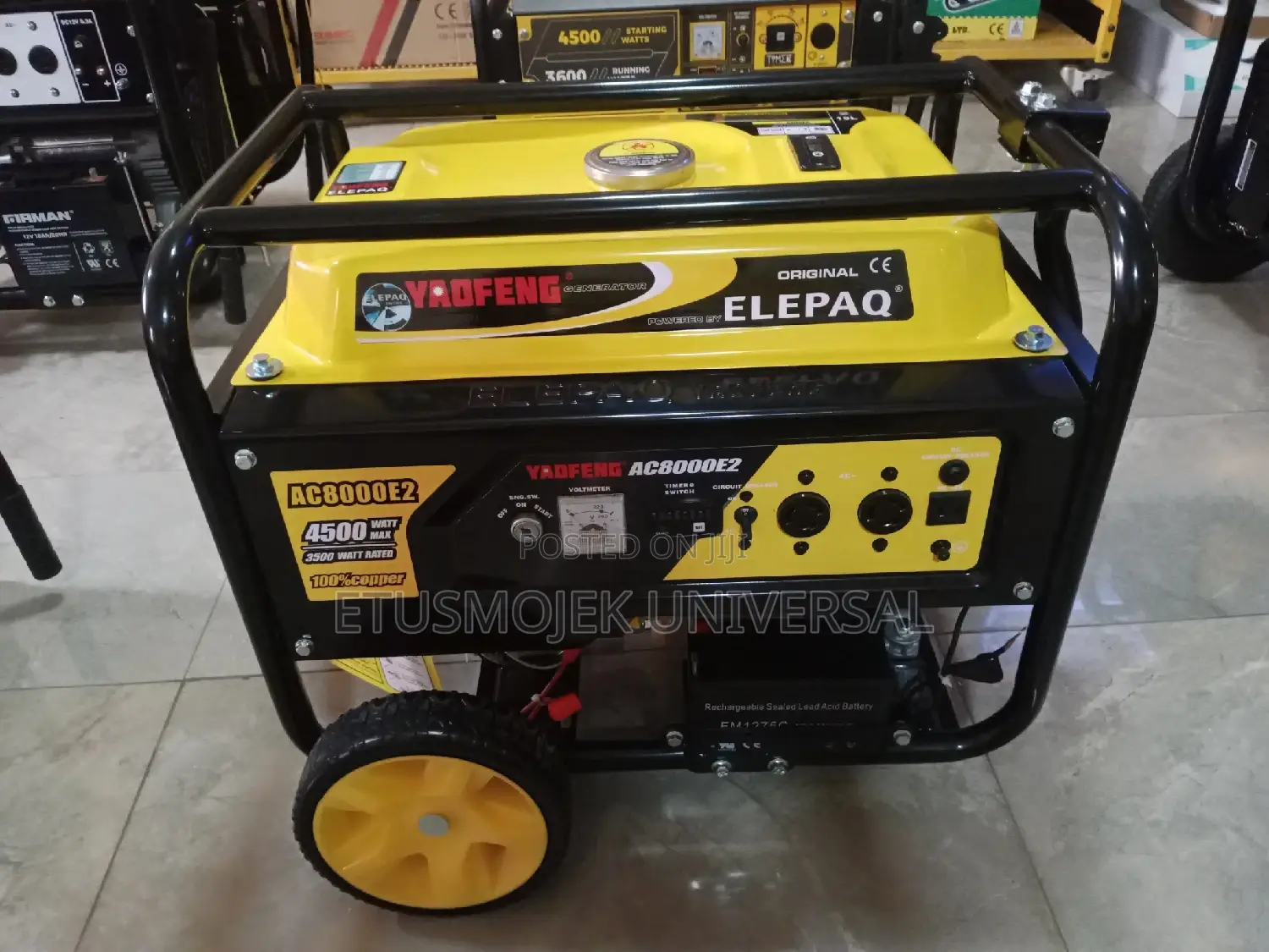 Original Elepaq AC8000E2 (3.5kva) Yoafeng Generator