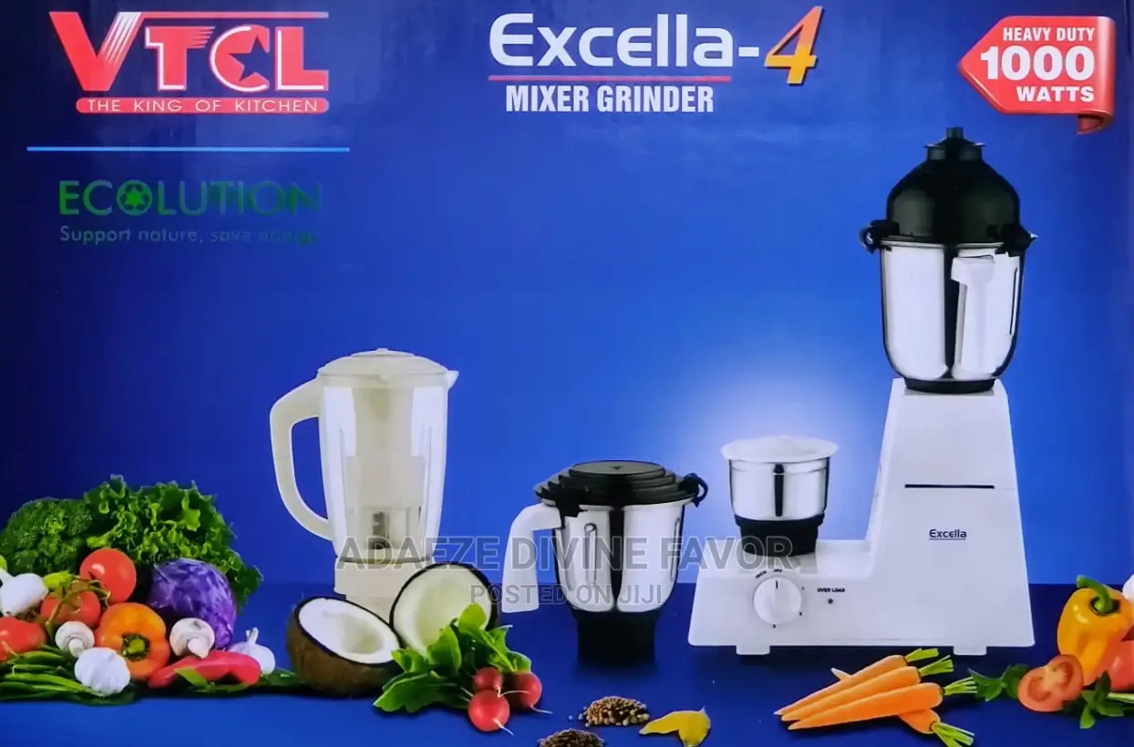 1000watts Excella Mixer Grinder
