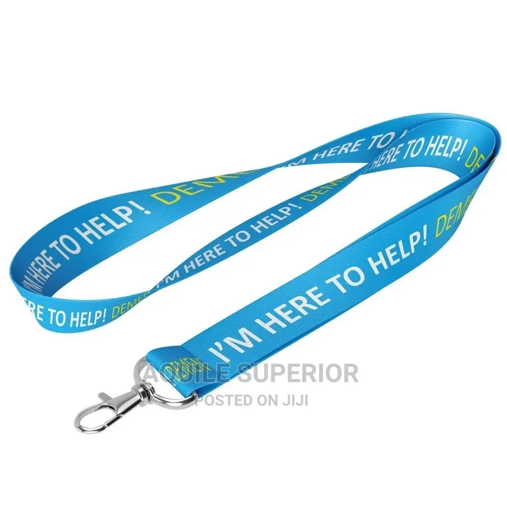 Customized Id Card Rope | Sublimation Lanyard Branding | Moq - 5pcs