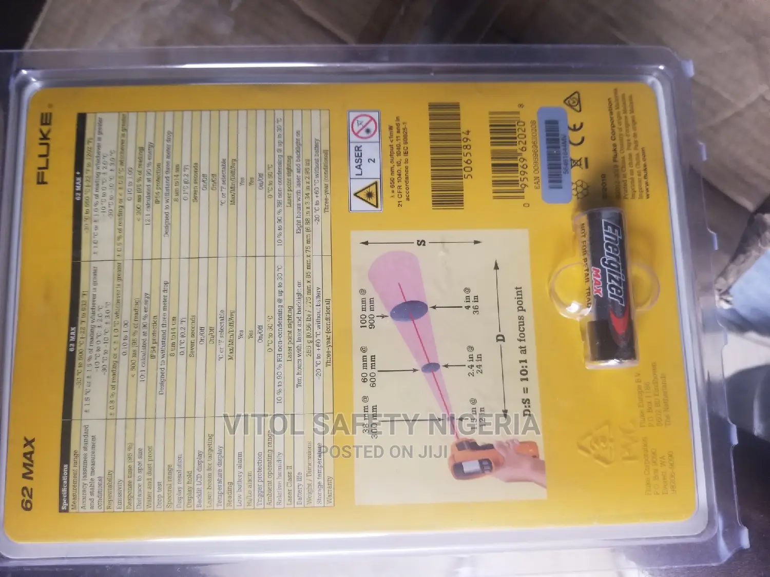 Fluke 62max Infrared Handheld Thermometer