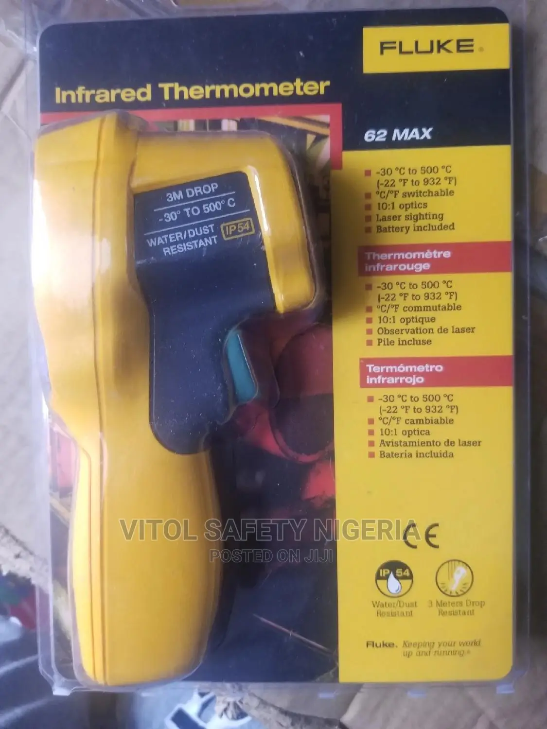Fluke 62max Infrared Handheld Thermometer