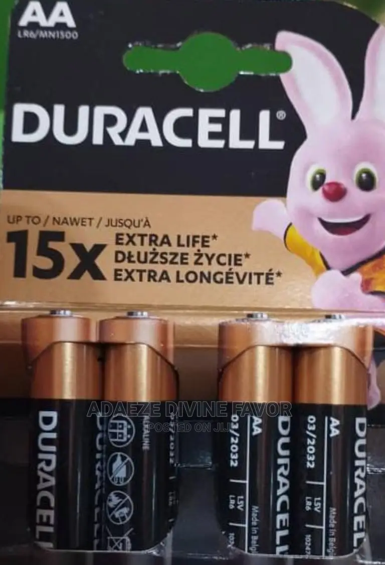 Original Duracell 15x Aa Batteries