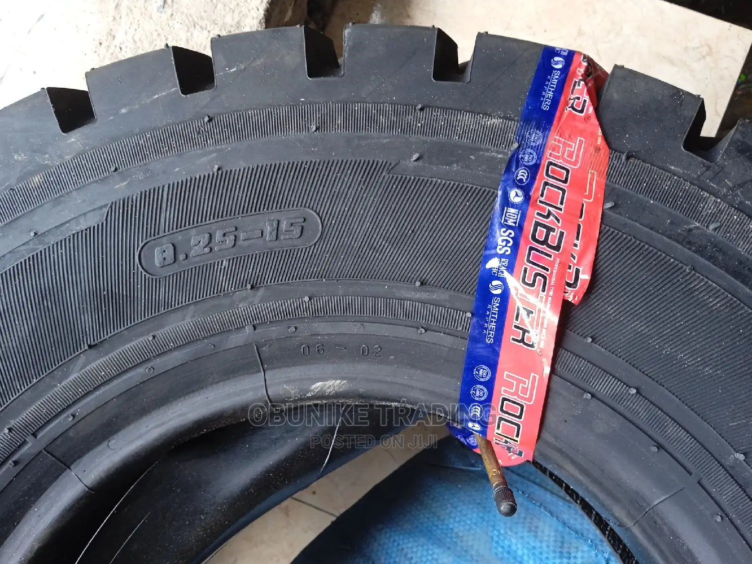 8.25-15 Rockbuster Tyre