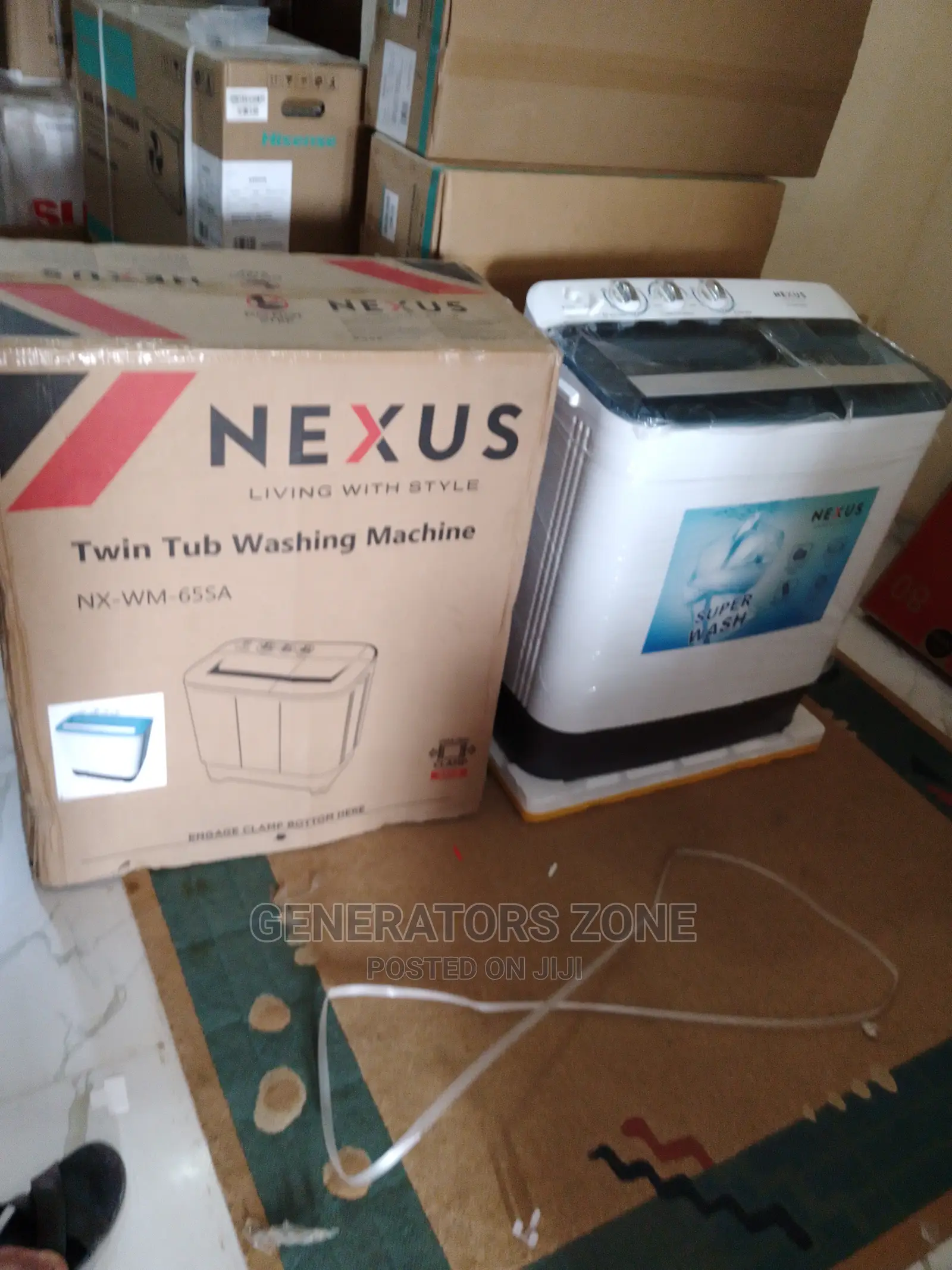 Brand New 7kg Nx-Wm-65sa Twin Tub Washing Machine