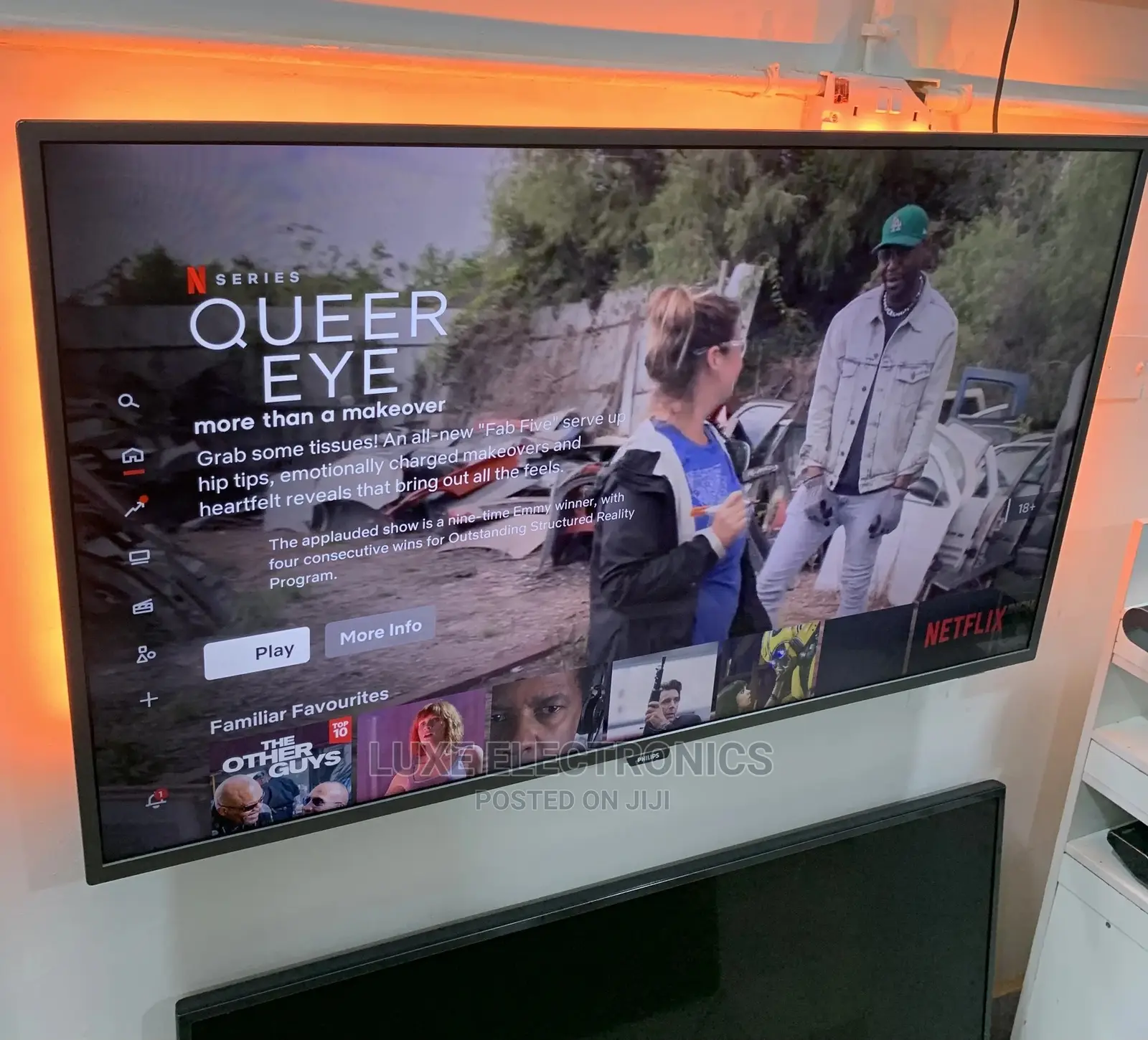 55 Inches Philips Uhd HDR Smart Tv