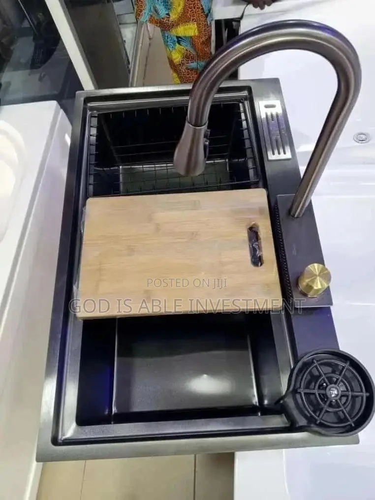 4 Button Kitchen Sink