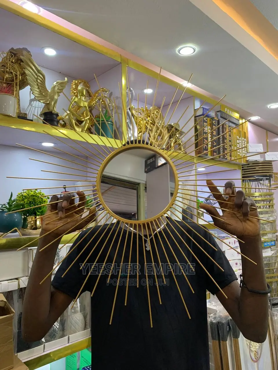 Big Size Star Lined Mirror
