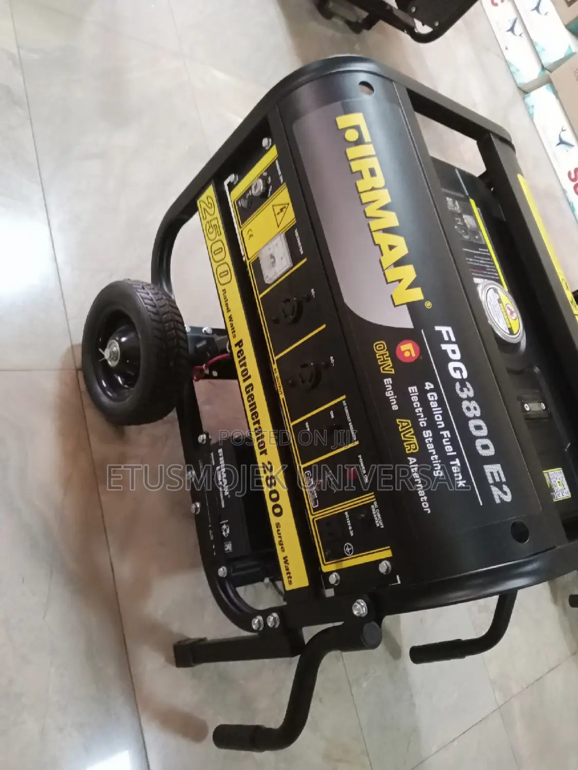 3.5kva Firman Generator FPG3800E2(Black)