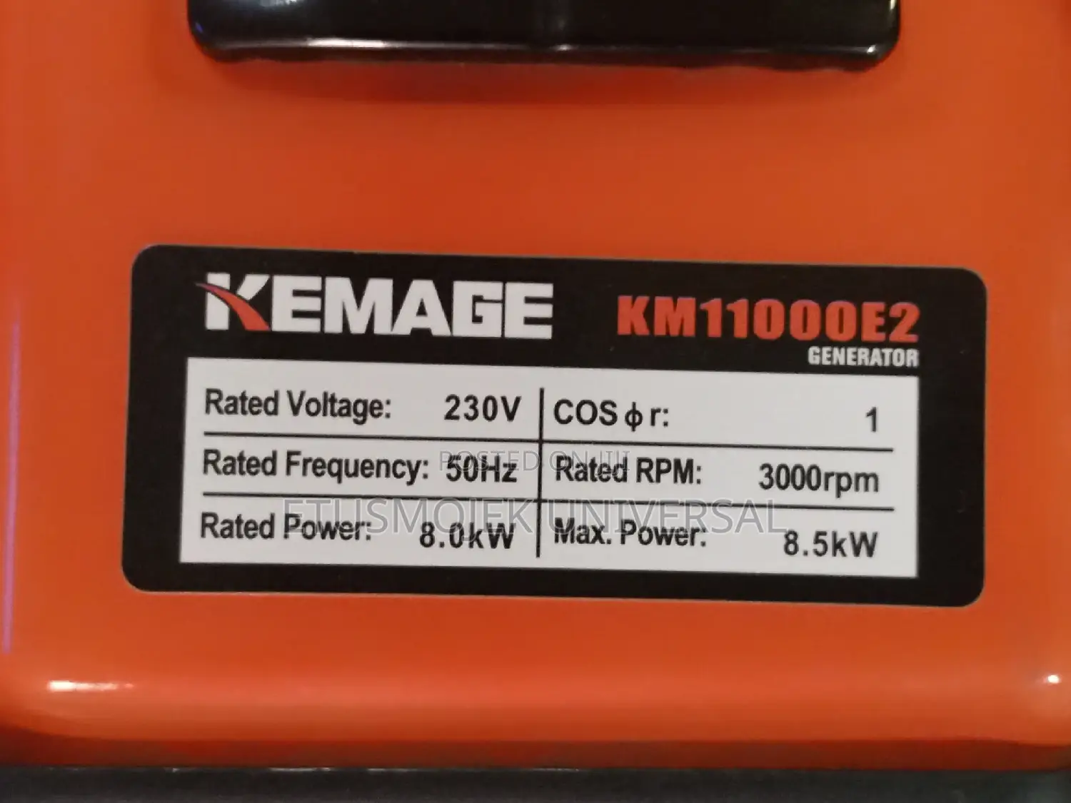 8.5kva Kemage Generator