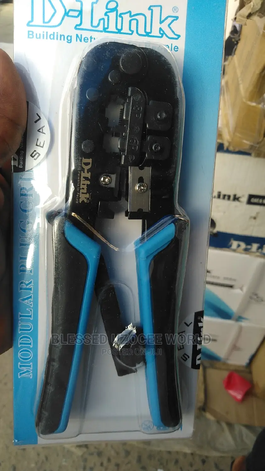 D-Link RJ45/RJ11 Modular Plug Crimper, Crimping Tool