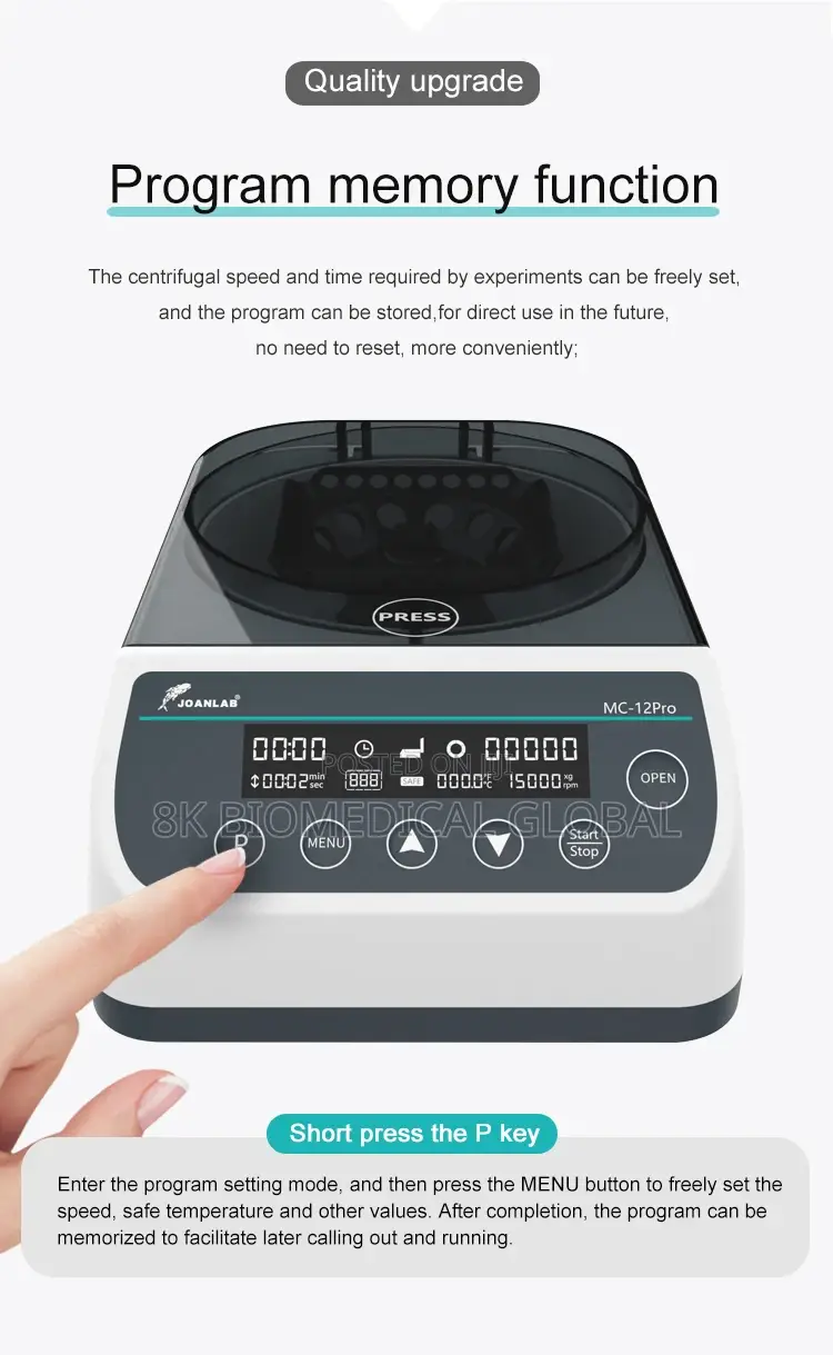 Lab Hematocrit Centrifuge Machine Mini Microcentrifuge