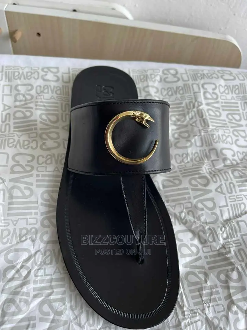 Original ROBERTO CAVALLI Slippers Available in Store