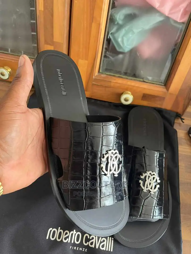 Original ROBERTO CAVALLI Slippers Available in Store
