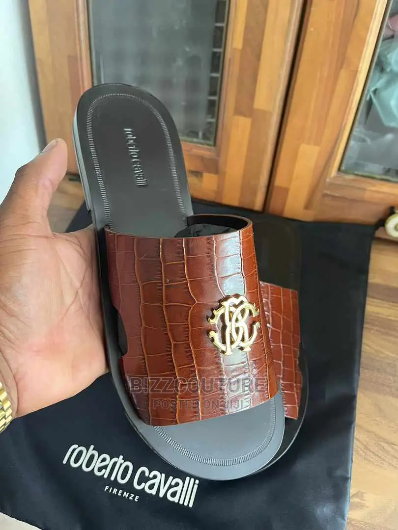 Original ROBERTO CAVALLI Slippers Available in Store