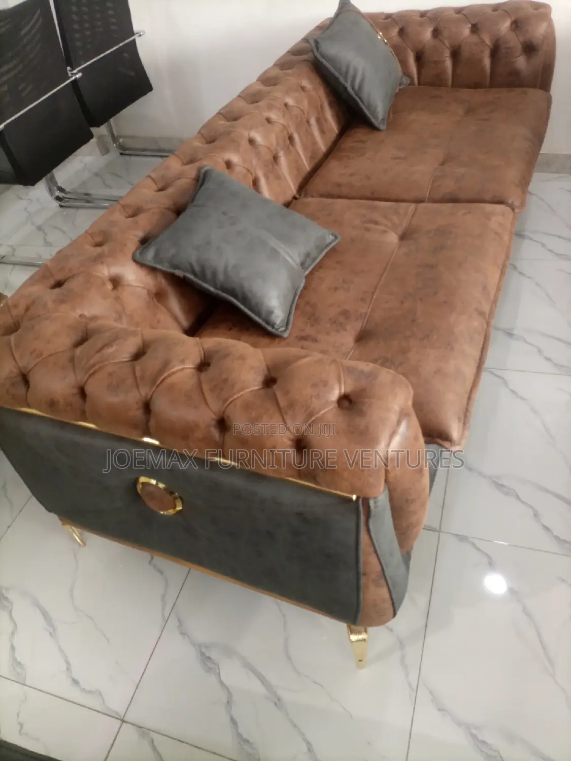 Quality 8 Seater Living Room Fabric Made Sofa Chair.