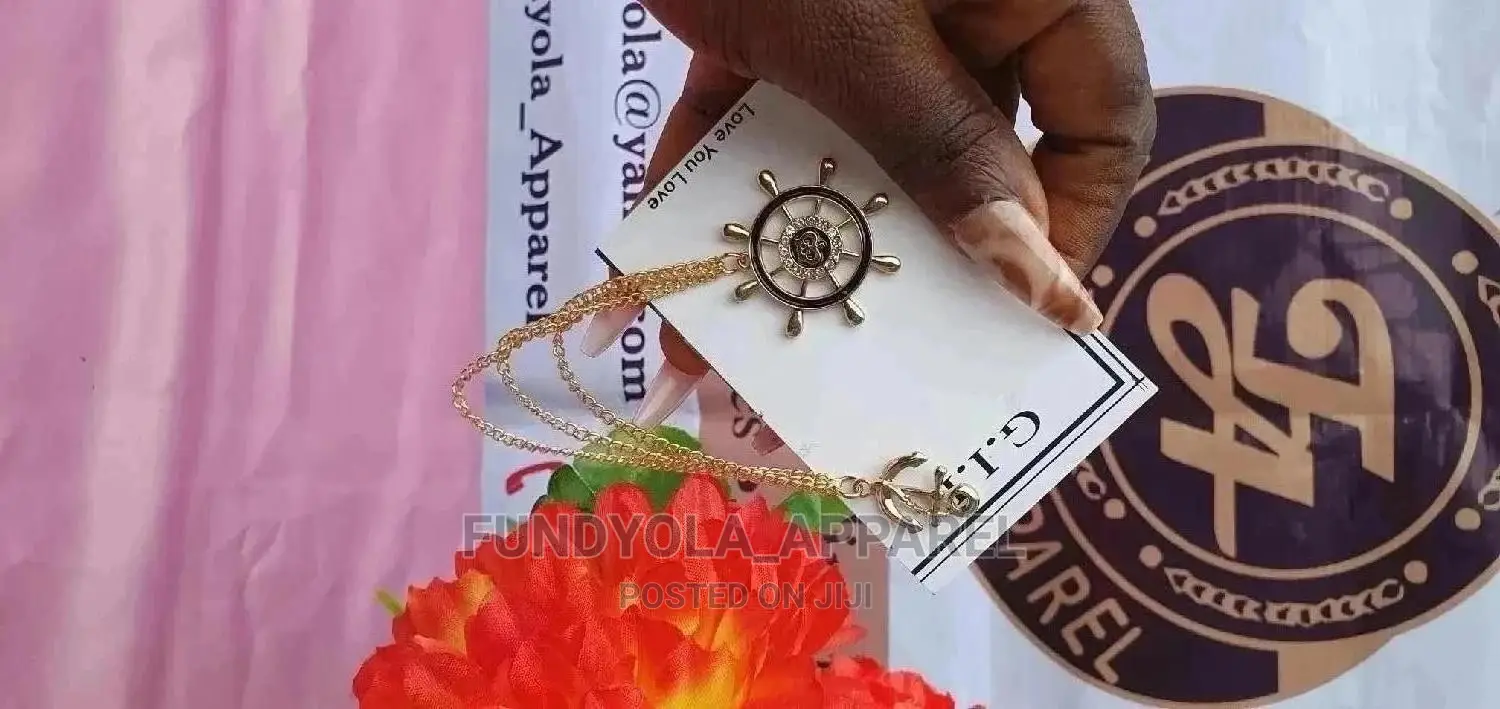 Gold Sailor Inspired Lapel Brooch