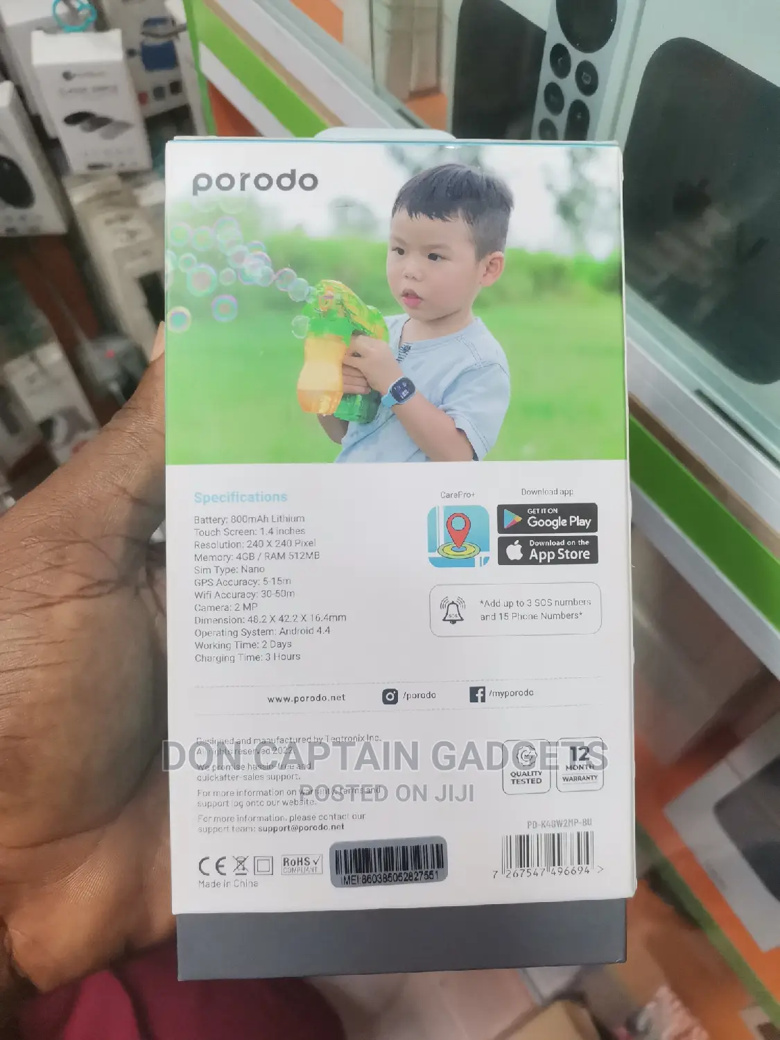 Porodo Kids Smart Watch With Video Calling