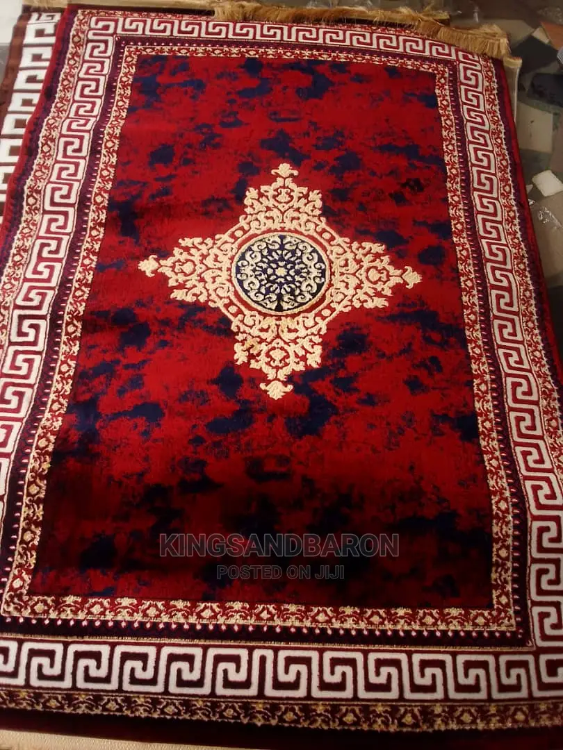 5*7fts Red/Black Turkey Center Rug