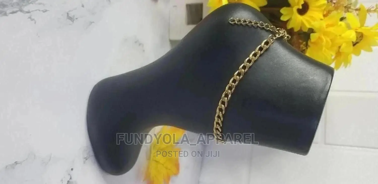 Gold Pure Stainless Steel Leg Chain Anklet