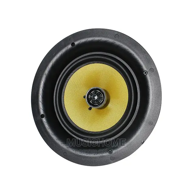 Rimless Stereo Inceiling Speakers With Bass Sound Production