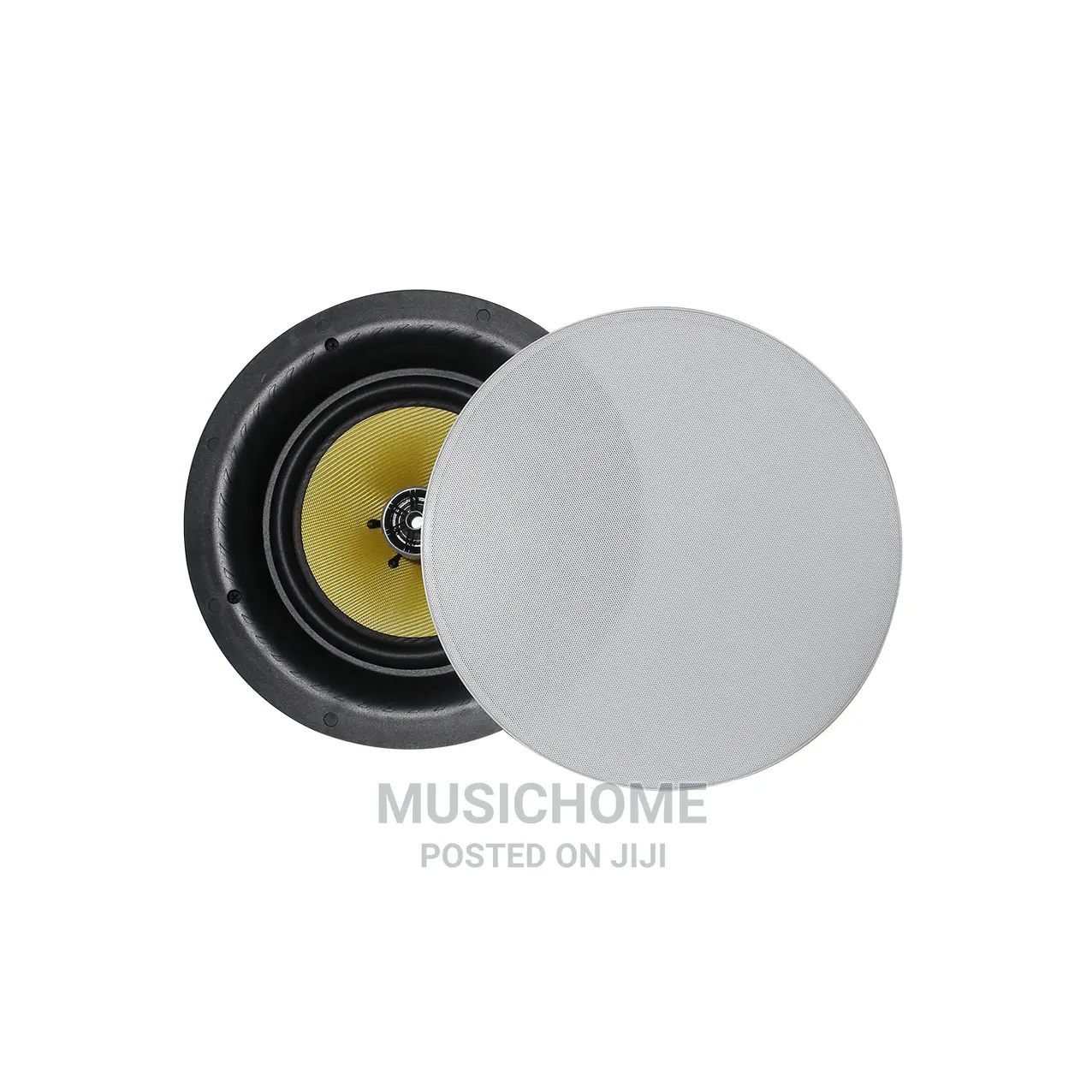 Rimless Stereo Inceiling Speakers With Bass Sound Production