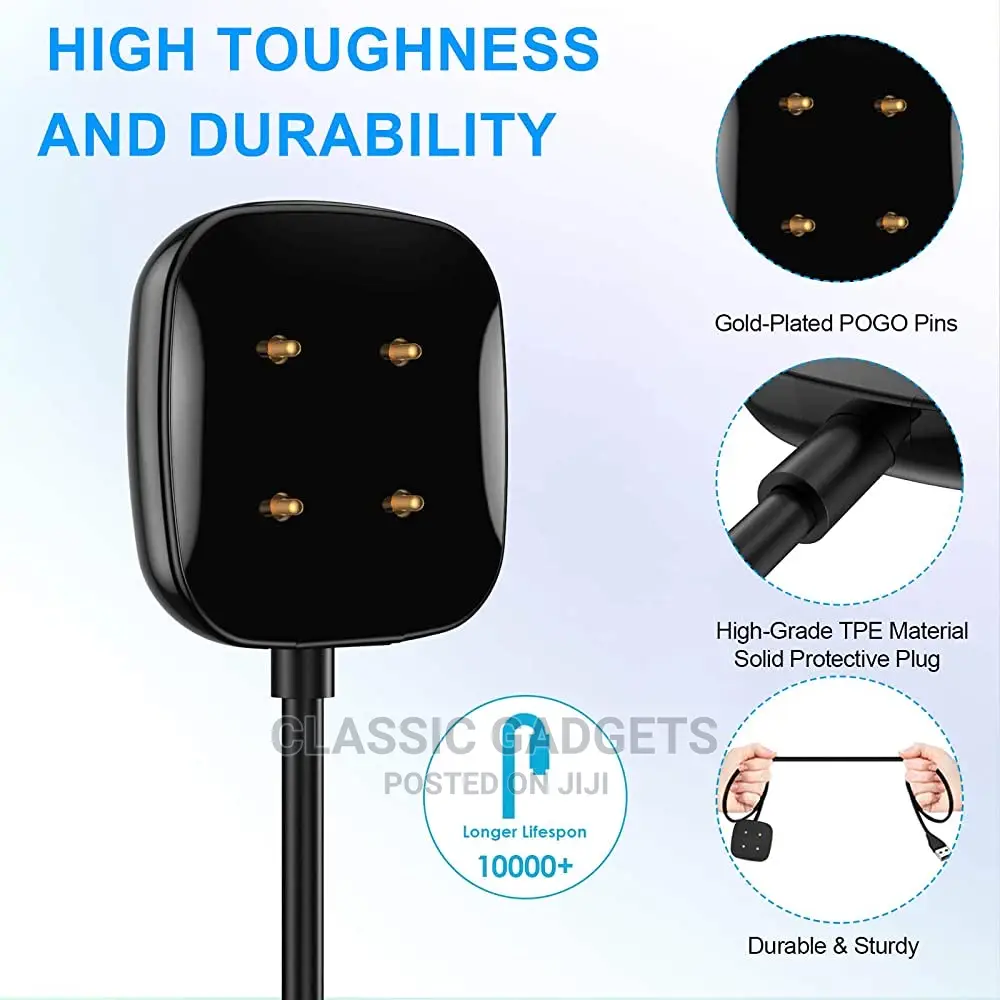 Replacement Magnetic Charger for Fitbit Sense and Versa 3
