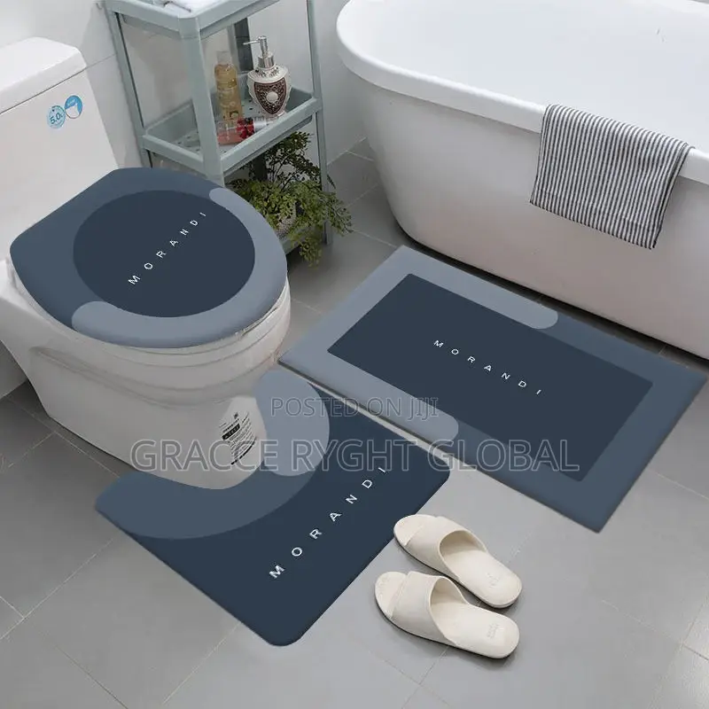 Super Absorbent 3in1 Toilet Mat