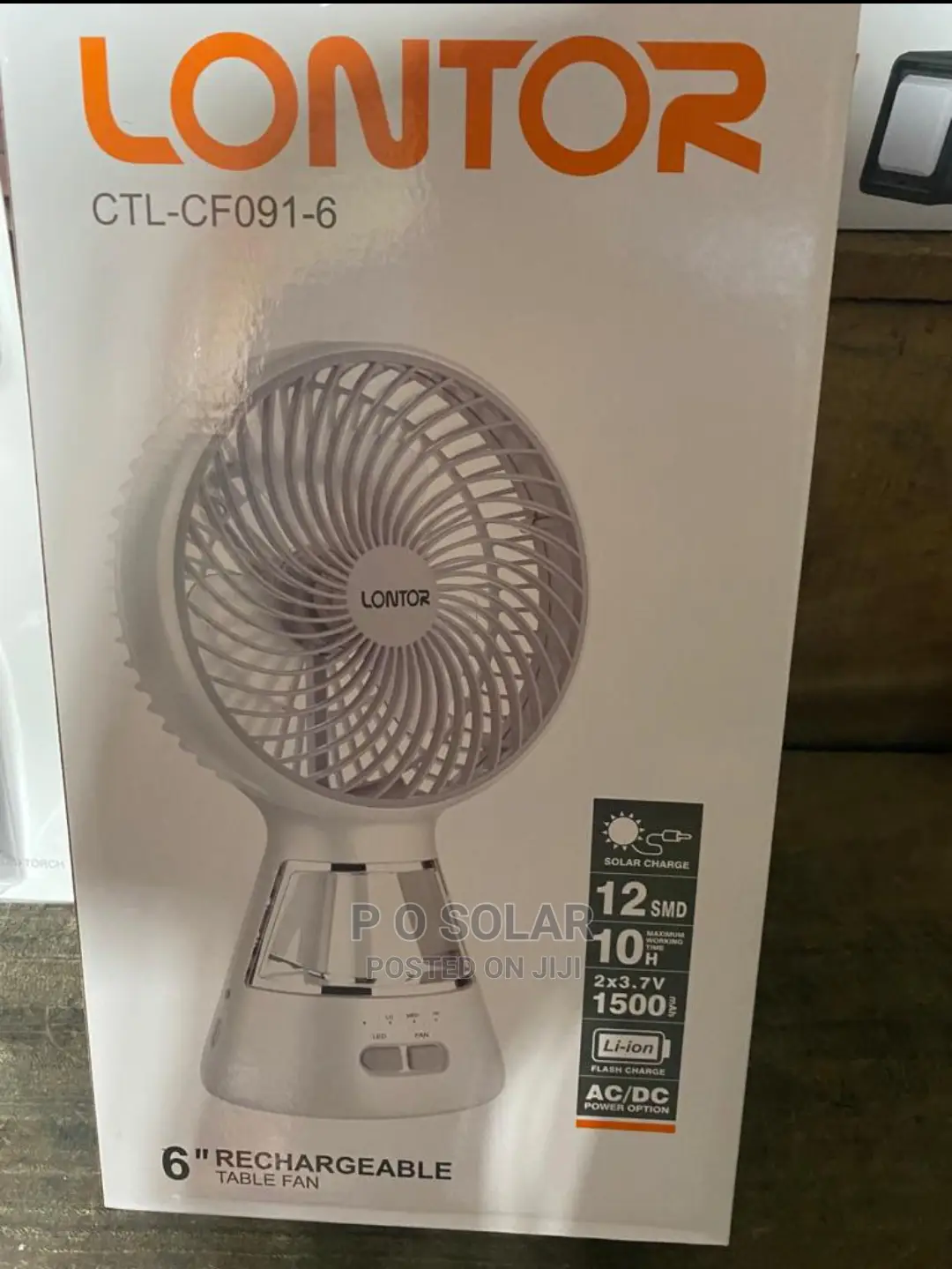 Lontor Rechargeable Fan