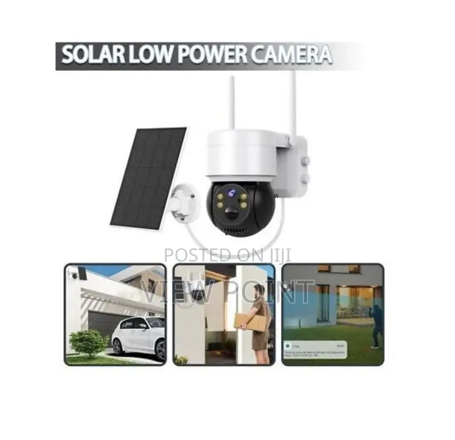 Solar WIFI Indoor/Outdoor Auto Detection Surveillance Camera